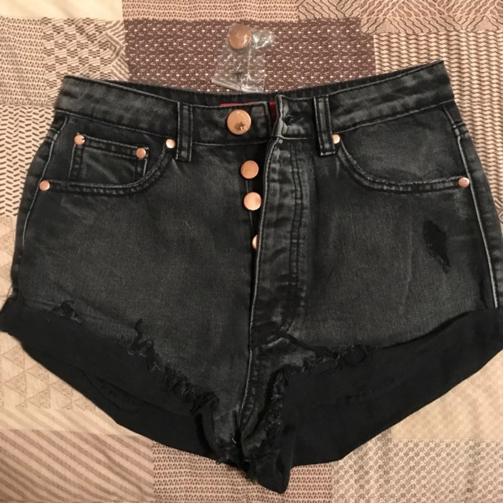 Denim shorts